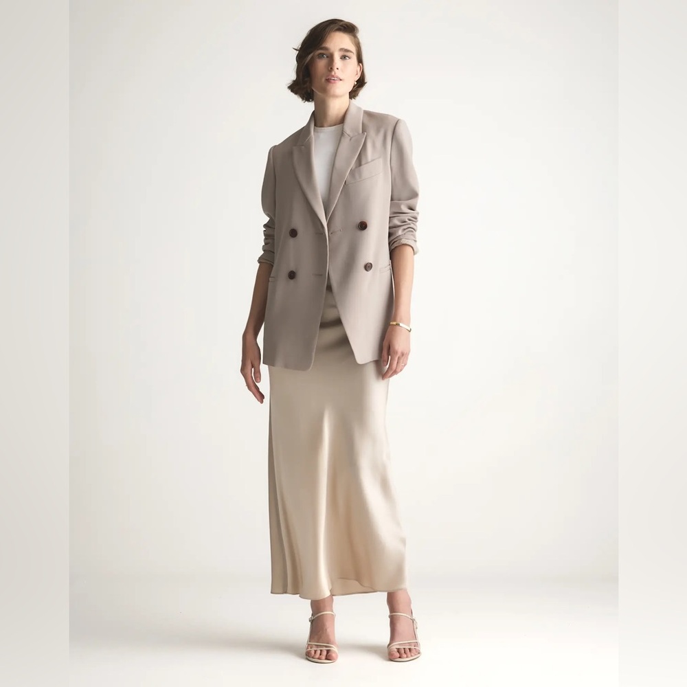 100% Washable Silk Maxi Skirt • Quince